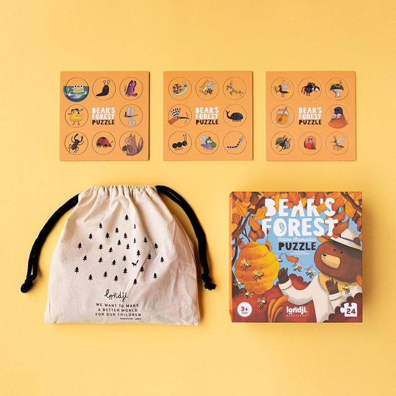 Bear´s forest - puslespill 3+