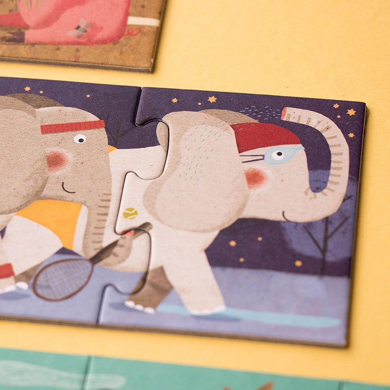 10 Pingviner - puslespill 3+