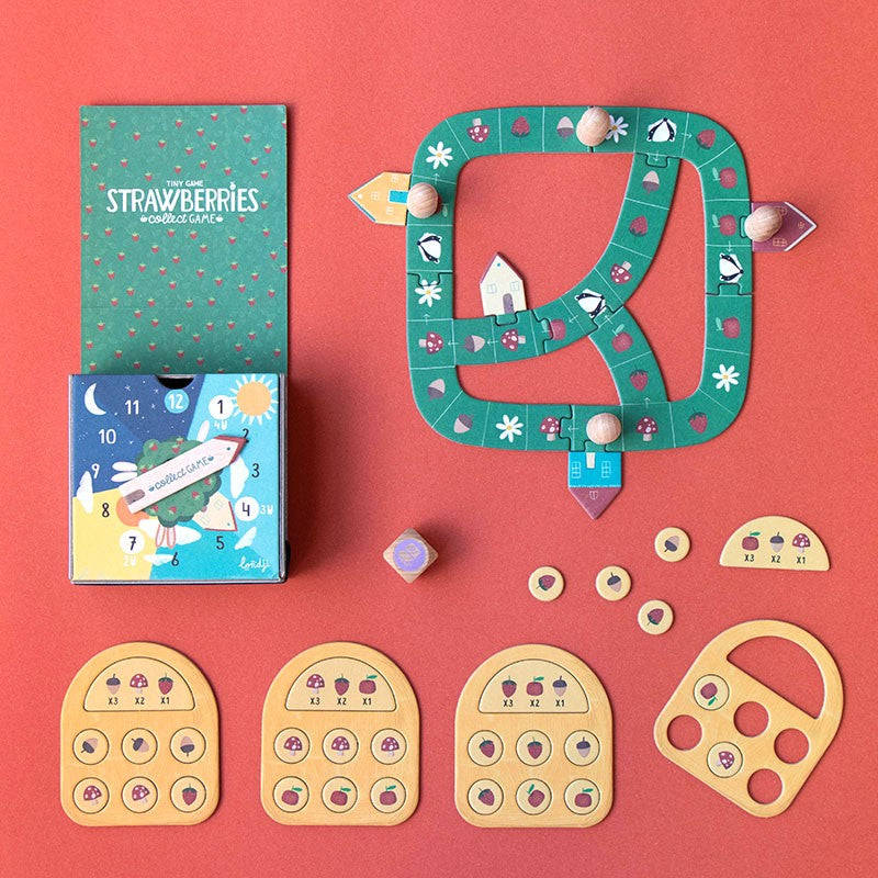 Jordbær Mini Spill 4+