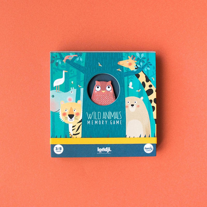 Vild animal Memo Spill 3-6år