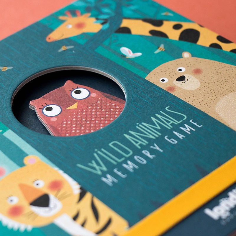 Vild animal Memo Spill 3-6år