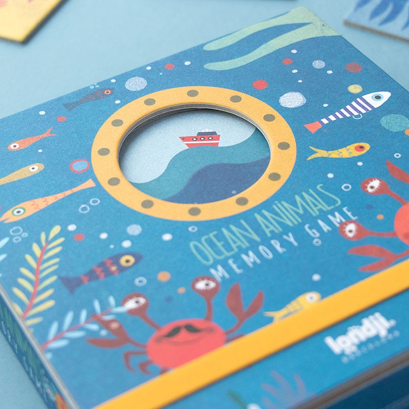 Ocean Animal Memo Spill 3-6år