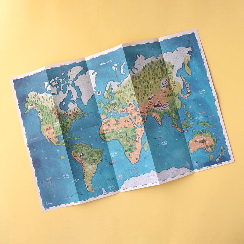 Verdens Dyr - Klistremerkeaktivitet