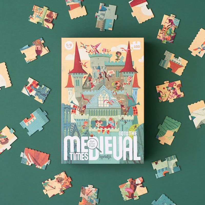 Go to the Medieval Times - Puslespill 5-8år