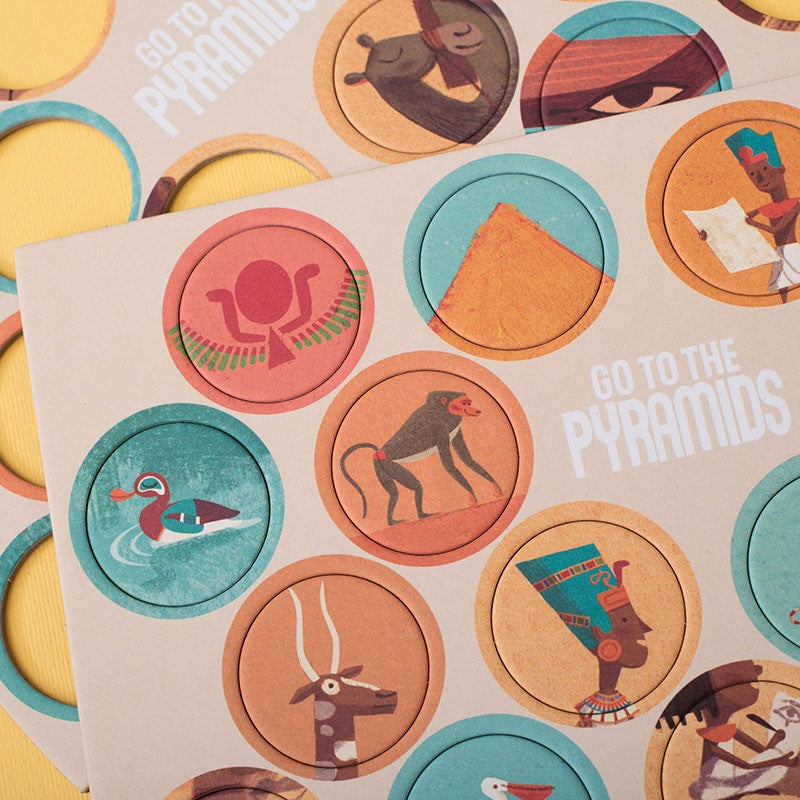 Go to the Pyramids - Puslespill 5-8år