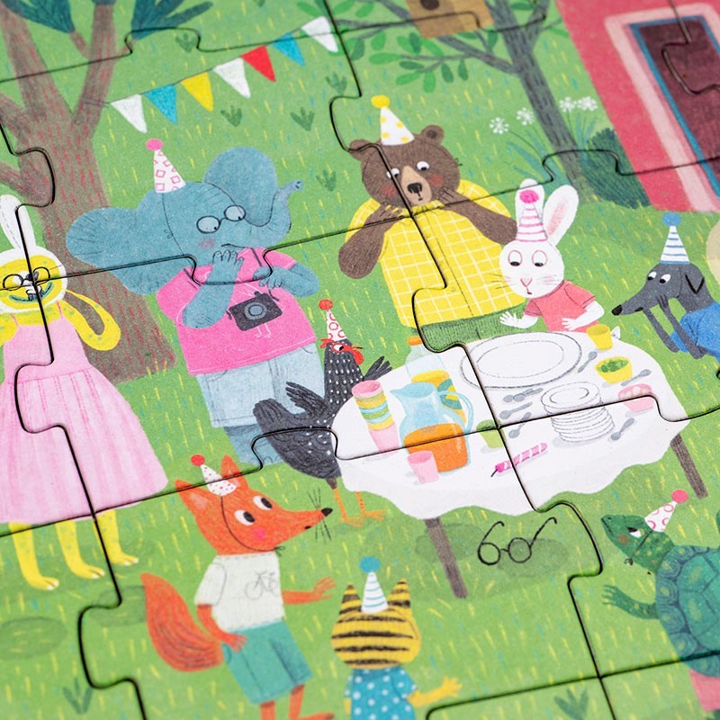 Bursdag detektivspill Puslespill 5-8år