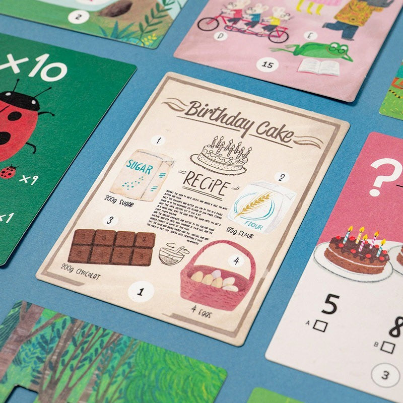 Bursdag detektivspill Puslespill 5-8år