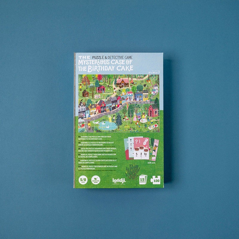 Bursdag detektivspill Puslespill 5-8år