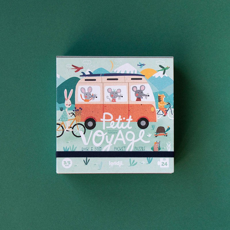 Petit Voyage Pocket Puslespill 3-5år