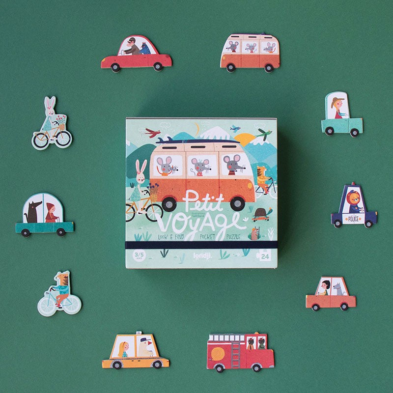 Petit Voyage Pocket Puslespill 3-5år