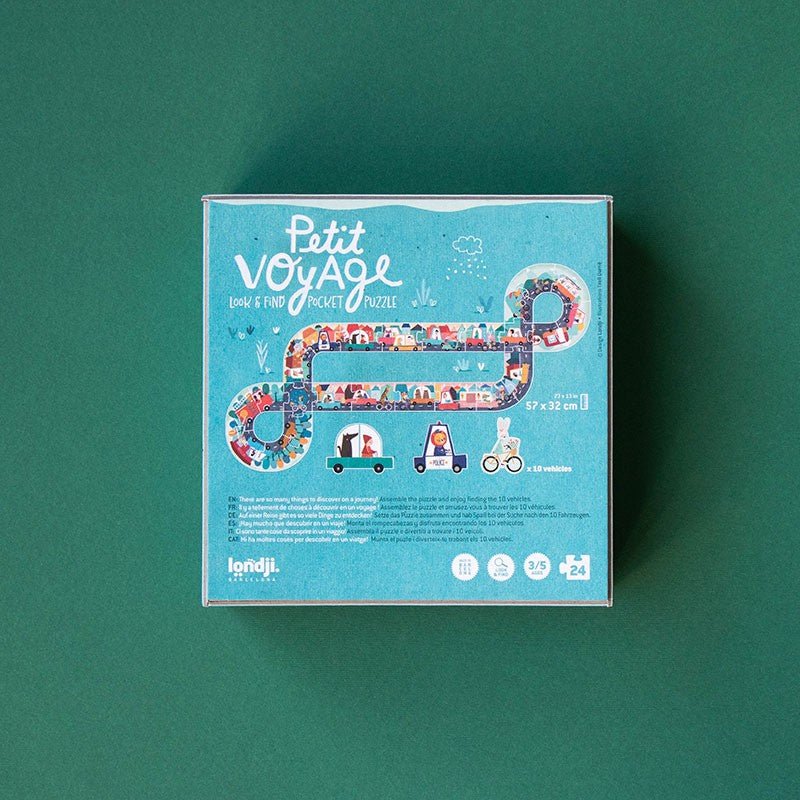 Petit Voyage Pocket Puslespill 3-5år