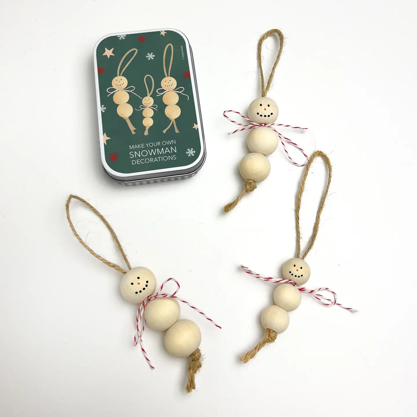 Snømanndekorasjonsett