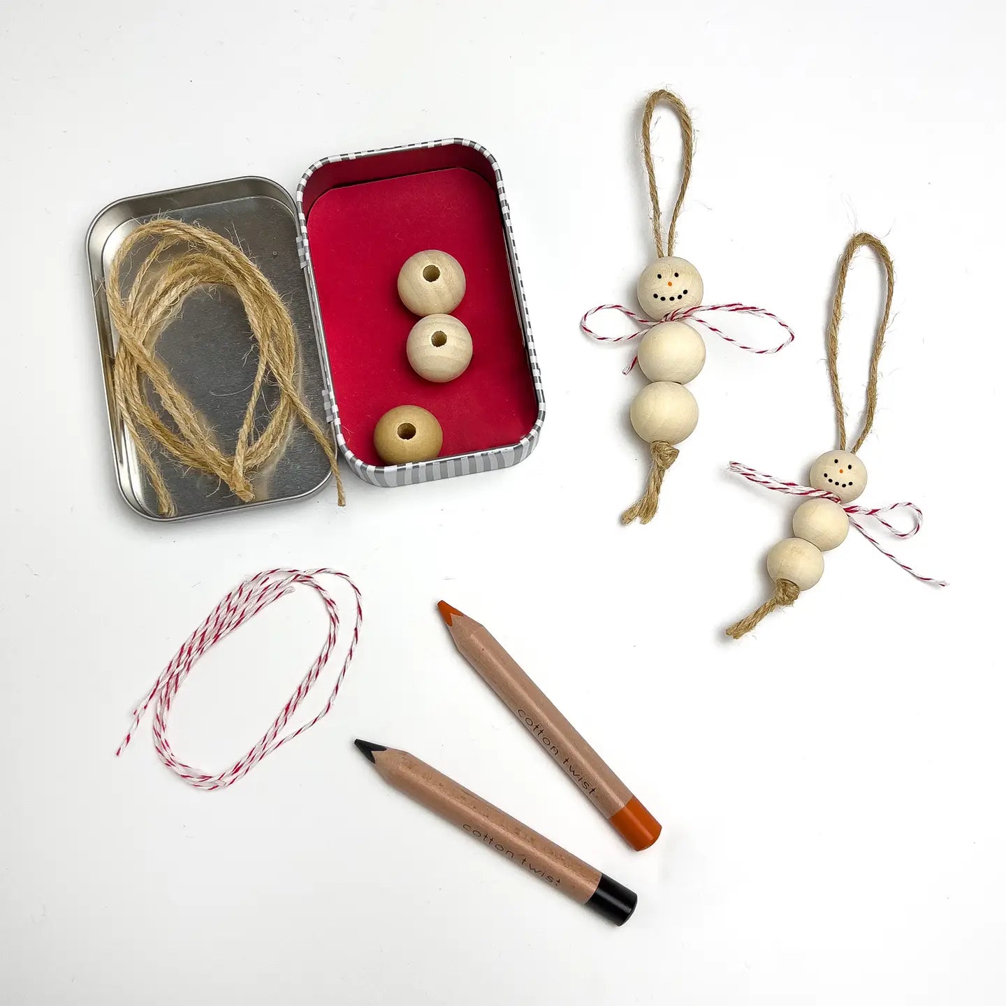 Snømanndekorasjonsett