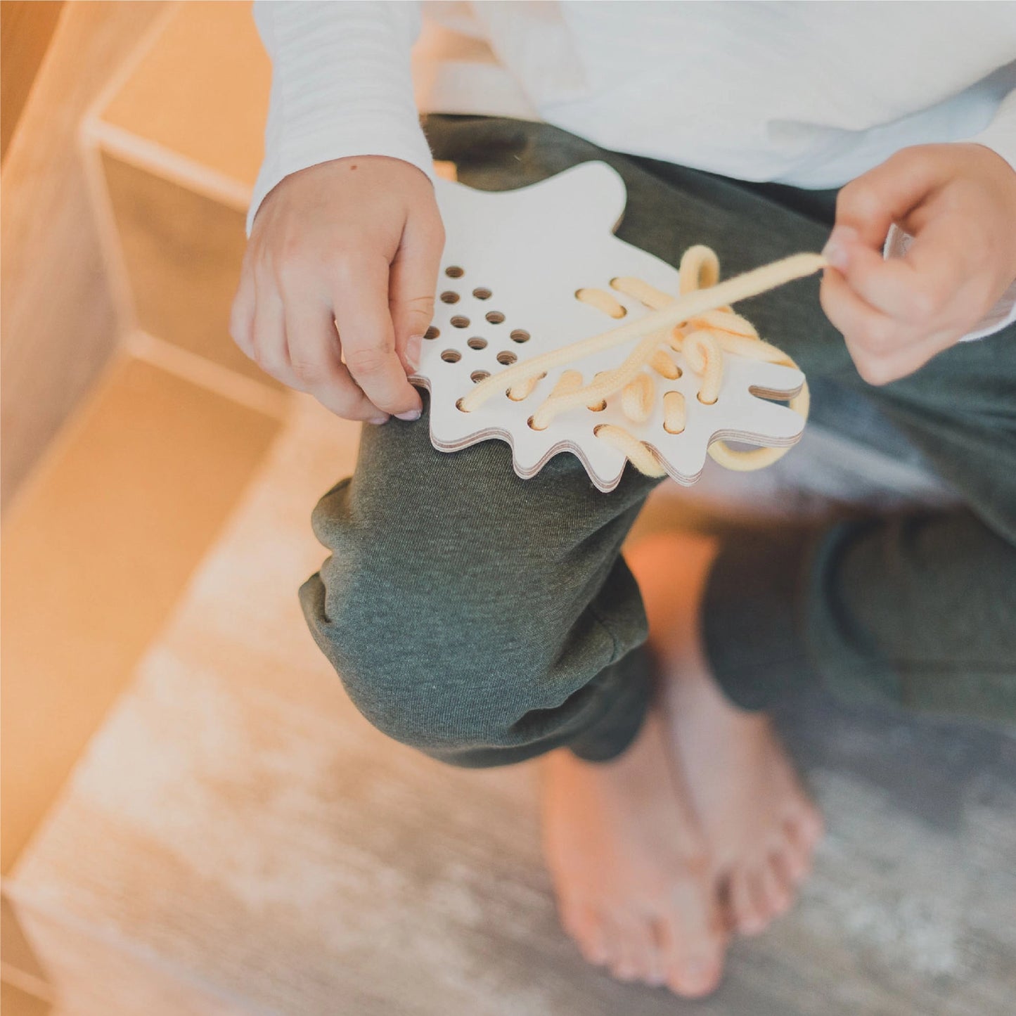 Montessori Snøreleke pinnsvin