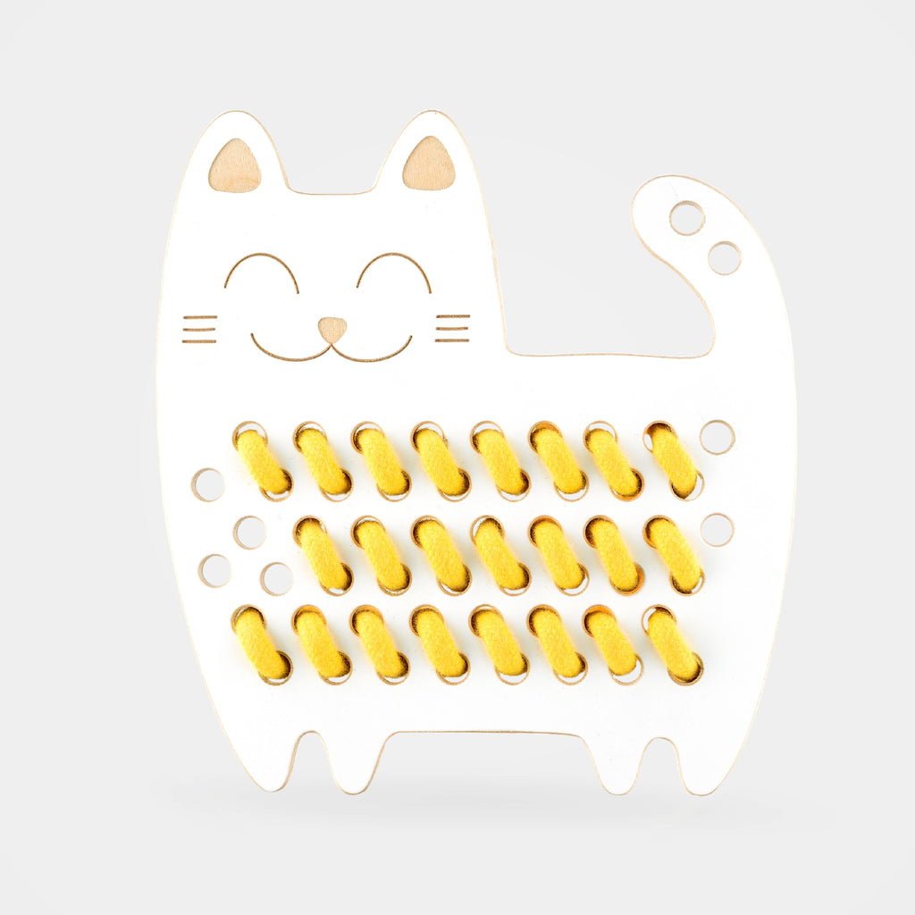 Montessori snøreleke - katten Sophia