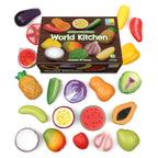 Stor pakke med grønnsaker og frukt