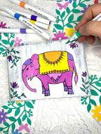 Vannbasert akryltusjer Klassiske farger - sett med 24