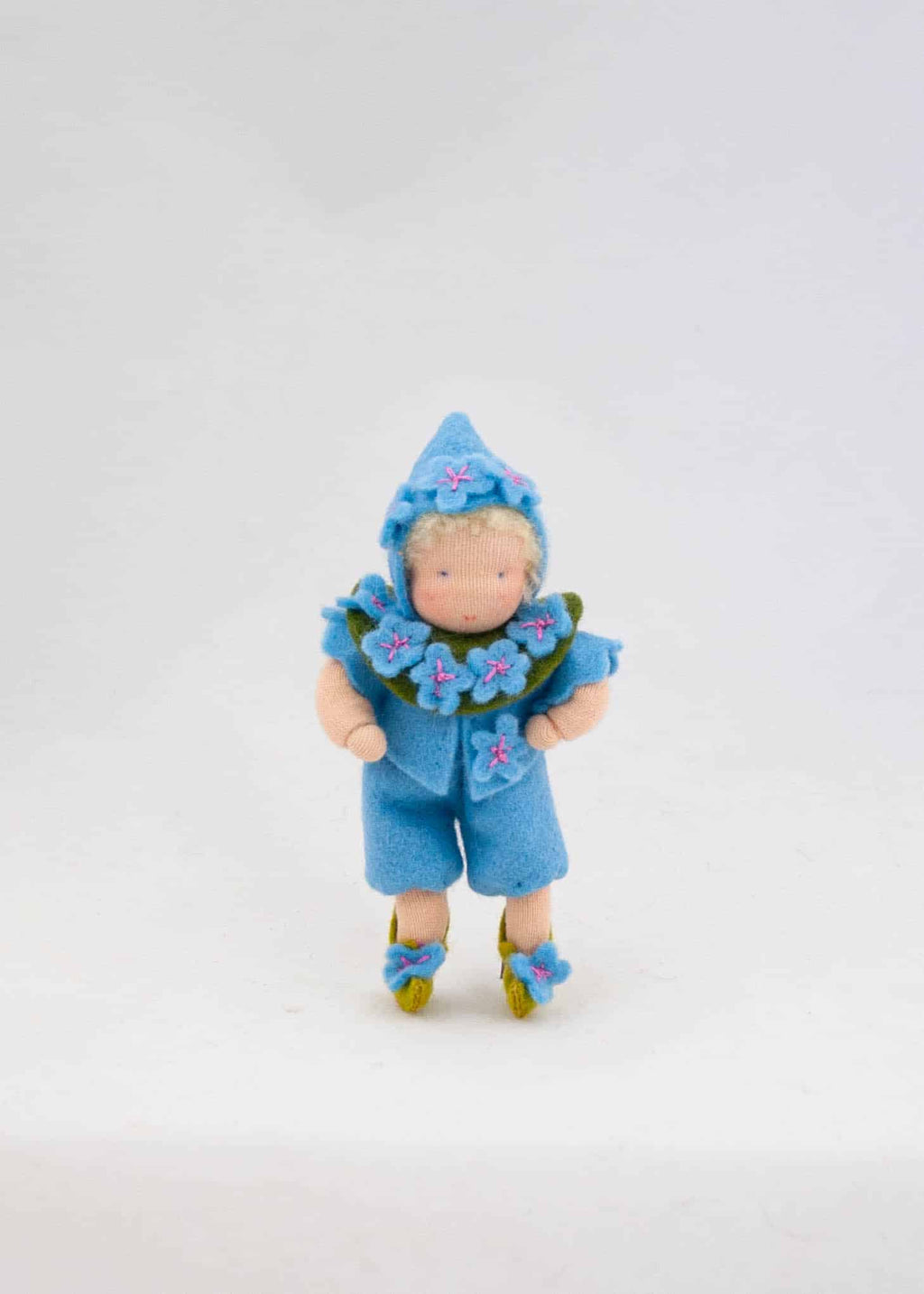 Forglemmegei Blomsterbarn – dukkesett, 12 cm