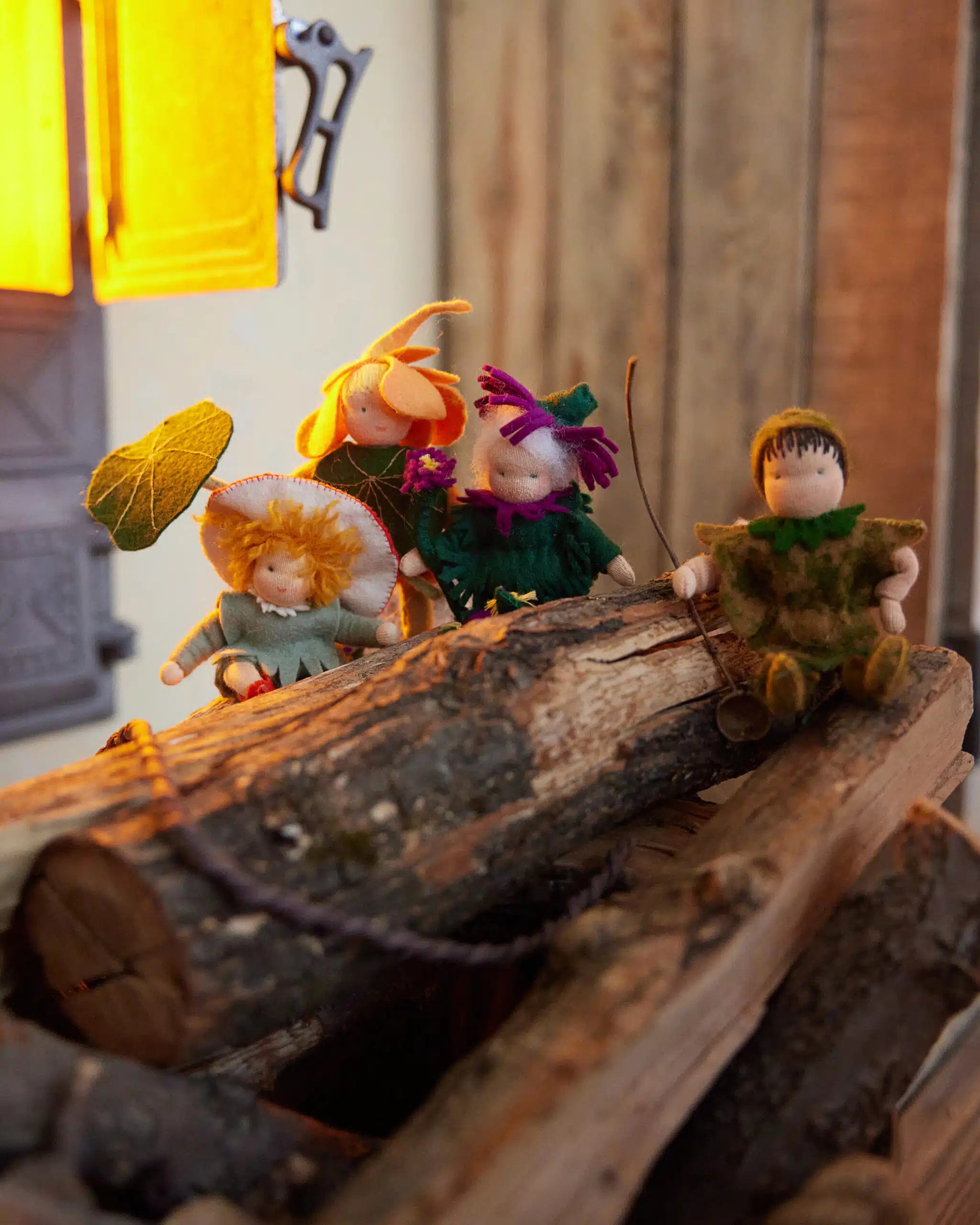 Eikenøtt Blomsterbarn – dukkesett, 12 cm - KOMMER SNART