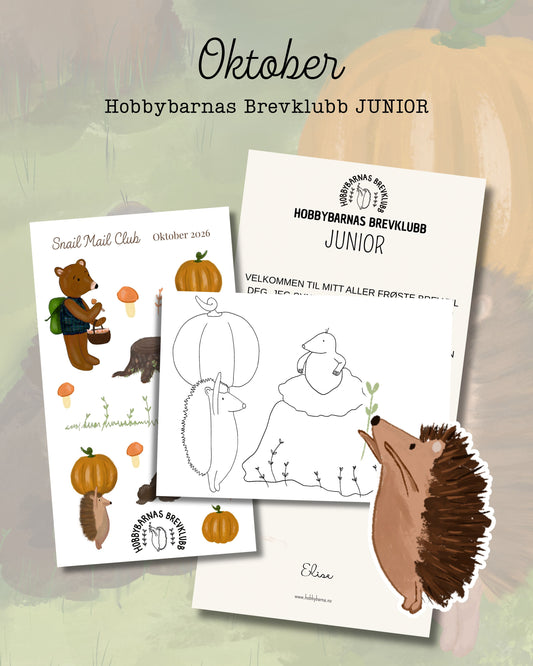 Hobbybarna Brevklubb JUNIOR (BREV) inkl frakt - abonnement